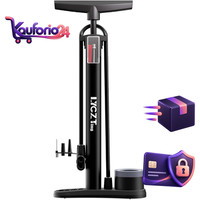 Fahrradpumpe Tragbar Standpumpe Mit Manometer Maximaler Druck 160 PSI 11 Bar