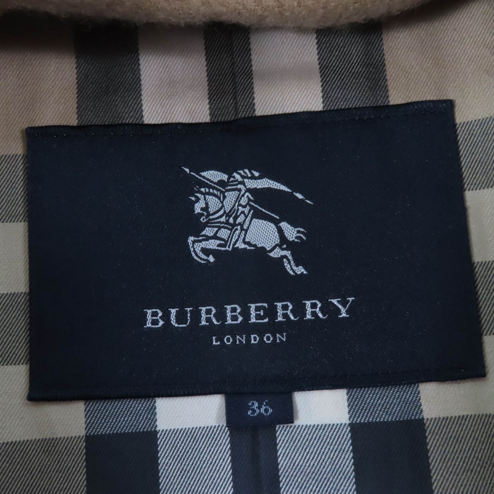 Excellent BURBERRY LONDON trench coat with wool liner beige cotton Women 36 ... thumbnail 8
