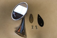 1963 - 1967 Corvette Outside Mirror Left Hand Drivers Side Lh Hardware C2 Used 1963 - 1967 Corvette Outside Mirror Left Hand Drivers Side Lh Hardware C2 Used