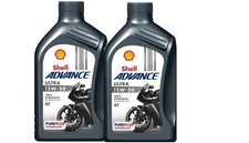 OLIO 15W50 4T SHELL ADVANCE 100% ULTRA SINTETICO 15W50 N2 LITRI PER MAX MOTO