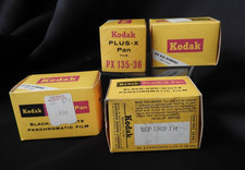 Vtg Sealed Kodak Plus-X Panchromatic Black White Film PX 135-36, Expired 1969