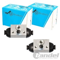 2X RAP ALU Radbremszylinder 21Mm Passend FüR CitroËN C2 C3 Saxo Xsara ZX Peugeot