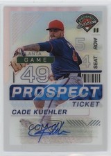 2024 Panini Prospect Edition Silver Prizm Signatures Cade Kuehler #152 Auto 1k9t
