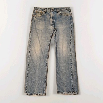 VTG 80s Levi's 505 0216 Jeans Men's 36x30 Faded Red Tab 100% Cotton Made In USA