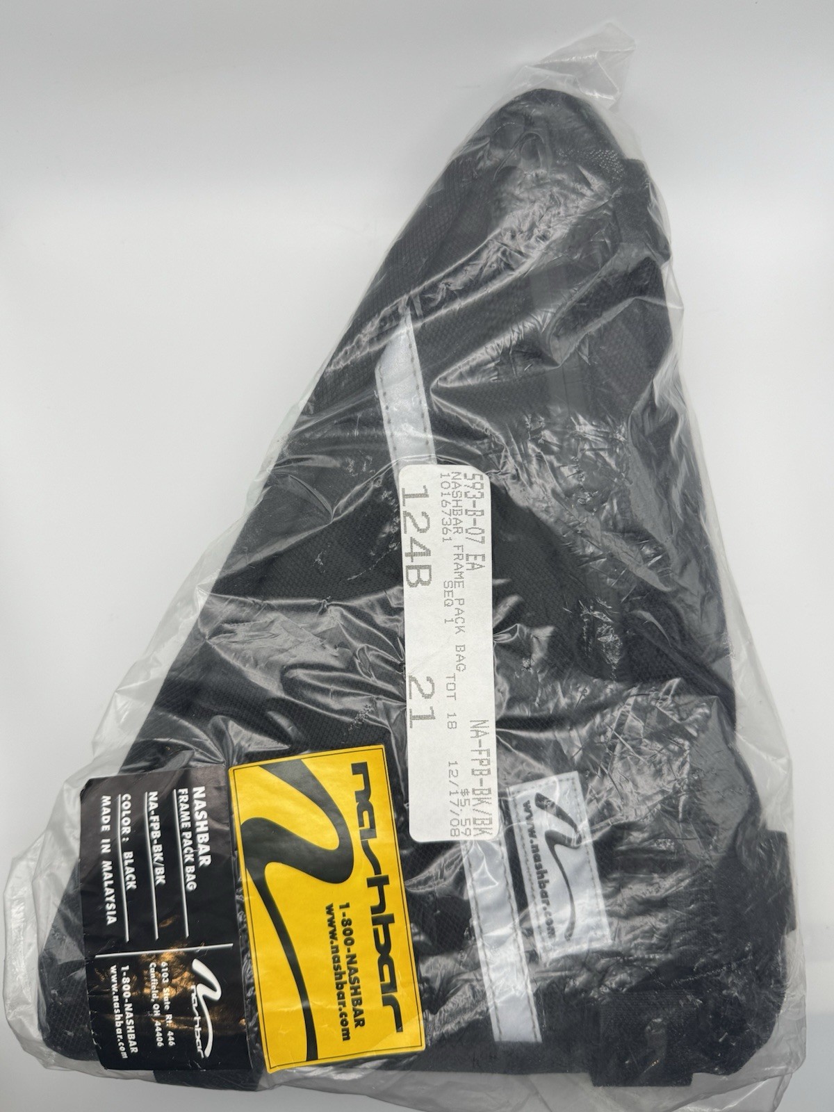 Nashbar Frame Pump Bike Bag Brand New Triangle
