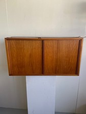 Large sliding wooden doors 89cm cabinet Staples Ladderax & 2 bars (02B)