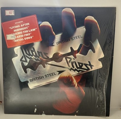 Judas Priest - British Steel LP Columbia  1980 Pressing Living After Midnight