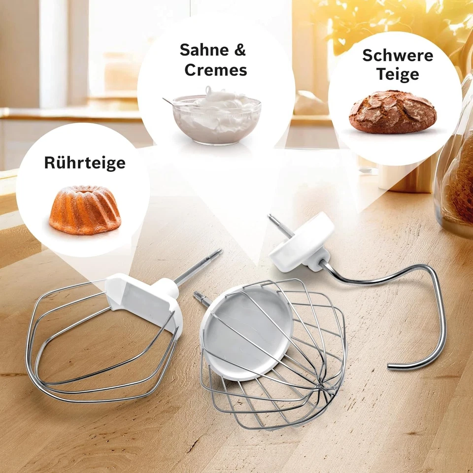 Bosch MUM56340, 900 W, Multifunktions-Küchenmaschine, Schüssel 3,9 l - europäischer Stecker - Bild 4 von 4