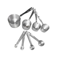 All-Clad Stainless-Steel 8 pc. Standard-Size Measuring Cup  Spoon Combo Set