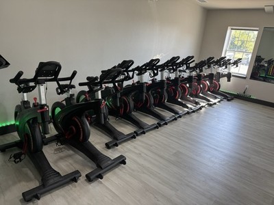 Commercial Spin Bikes French Fitness. Excellent Condition Bought In May 2025