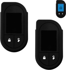2 Pack Silicone Car Key Remote Case Soft Protective Fob Cover Shell