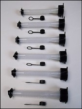 6 Gott Kits Spout Stopper Vent Cap Gas Fuel Can Jug Replacement Rubbermaid Blitz