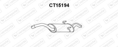 Silencieux Arrière Pour Peugeot Expert Fourgon 2.0 HDI 120 Et 140, Marque MTS, Neuf