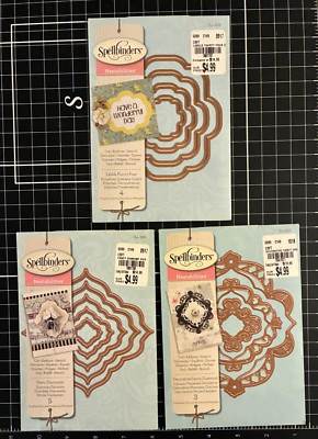 SPELLBINDERS Dies DECORATIVE FANCY DIAMONDS, LABELS FOURTY FOUR or FANCY DIAMOND