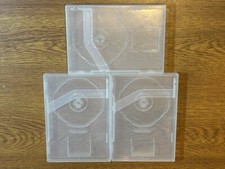GAMECUBE GAME CUBE CLEAR CASE 3set
