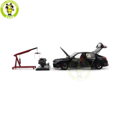 1/18 Motorhelix Honda CIVIC Type R FL5 Black Diecast Model Toy Car