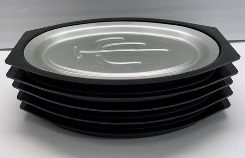 Nordic Ware Serv-A-Sizzler Steak Fajita Plates Platters Set Of 5 Made in USA - Picture 2 of 8