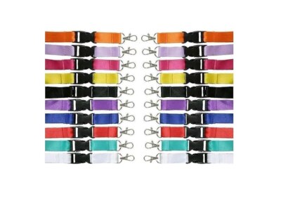 Schlüsselband Umhängeband Lanyard 20mm Karabinerhaken unbedruckt 