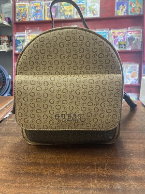 guess tan backpack
