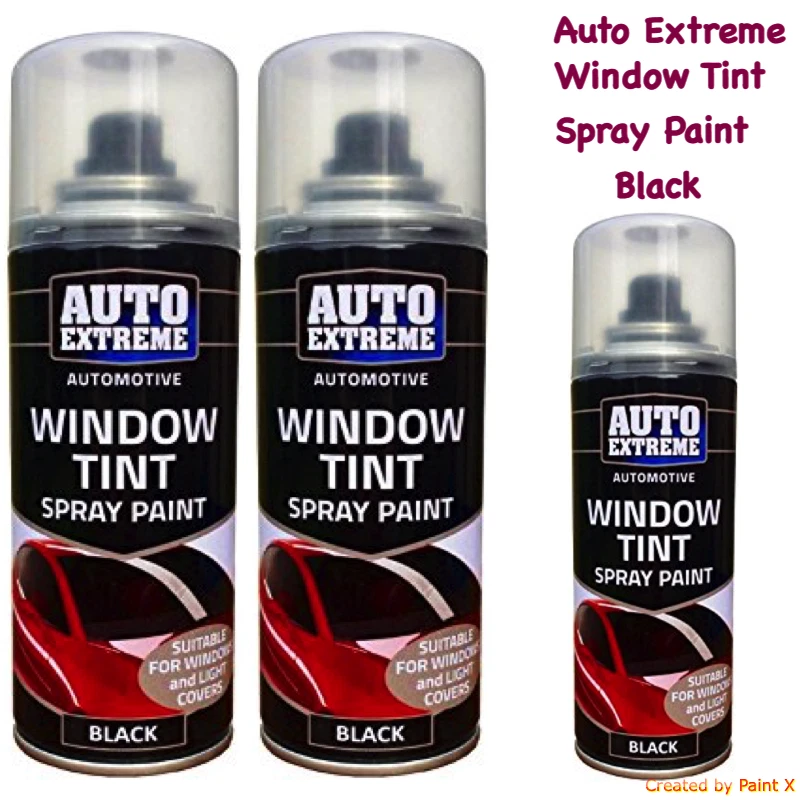 Automotive Car Head Light Glass Window Tint Plastic Lens Black Smoke Spray  Paint