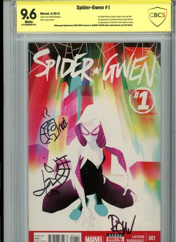 Spider-Gwen #1 2015 Marvel CBCS 9.6 White 1st Spider-Woman in her own title