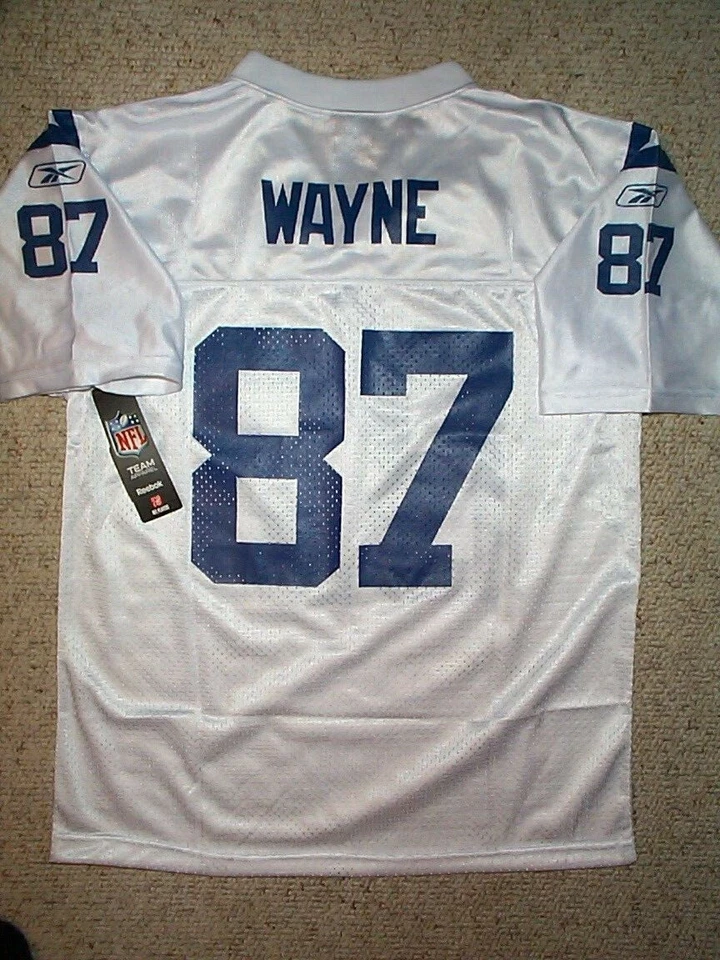 ($50) Camiseta REEBOK Indianapolis Colts REGGIE WAYNE NFL JUVENTUD NIÑOS NIÑOS NIÑOS (xl) Foto 2 de 3