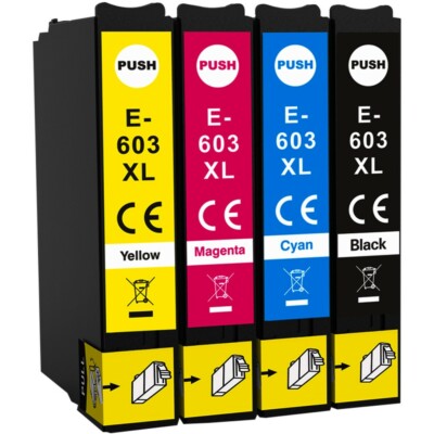 4 Tintenpatronen für Epson WF2810DWF WF2830DWF WF2835DWF WF2850DWF XP2100