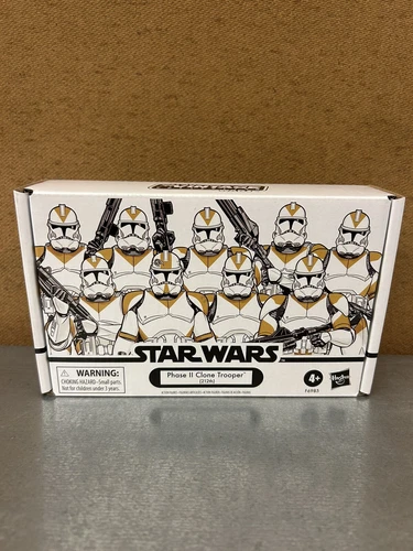 IN HAND HASBRO STAR WAR VINTAGE COLLECTION PHASE II CLONE TROOPER 212th 4 PACK