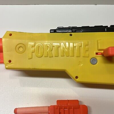 NERF FORTNITE BASR-L TOY SNIPER RIFLE Dart BLASTER W 6 Rd Mag NO SCOPE