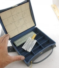 Slide File 300 by Opta-Vue - Blue Plastic Case for Storing 2x2" Mounted Slides