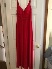 alfred angelo - red bridesmaid dress great condition