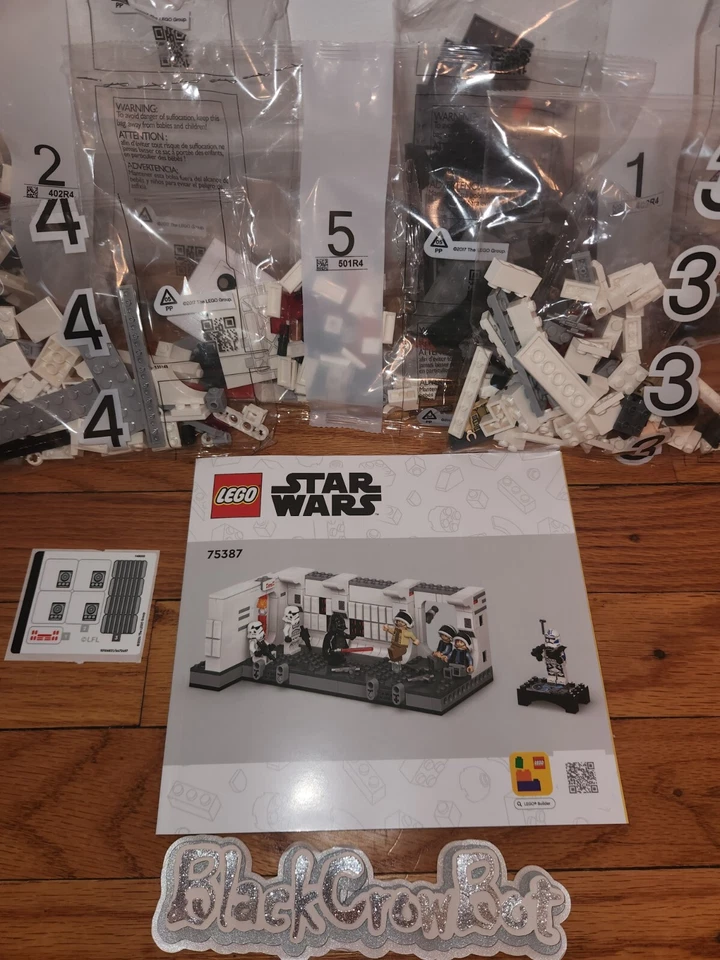 LEGO STAR WARS 75387 BOARDING THE TANTIVE IV *NO FIVES* SEALED INSTRUCTIONS NEW - Image 3 of 4