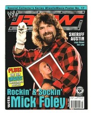March 2004 World Wrestling Federation WWF Magazine &ndash; Sheriff Austin Cover  A651