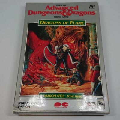 Pony Canyon AD&D Dragons of Flame Nintendo Famicom NES Used
