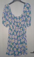 ladies asda floral mid-length dress