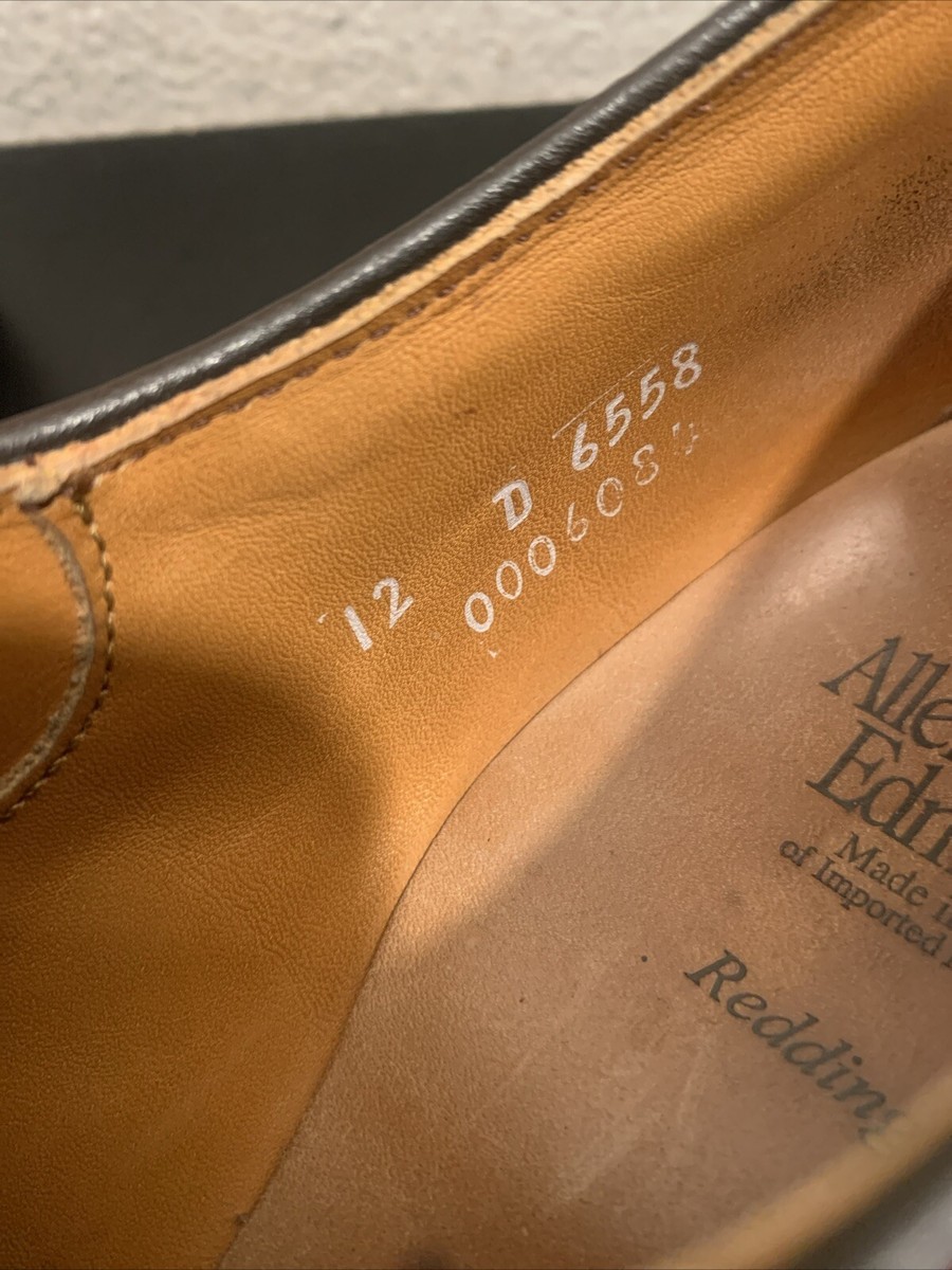 Allen Edmonds Redding Brown Captoe Dress Shoes Leather Mens  display picture 3
