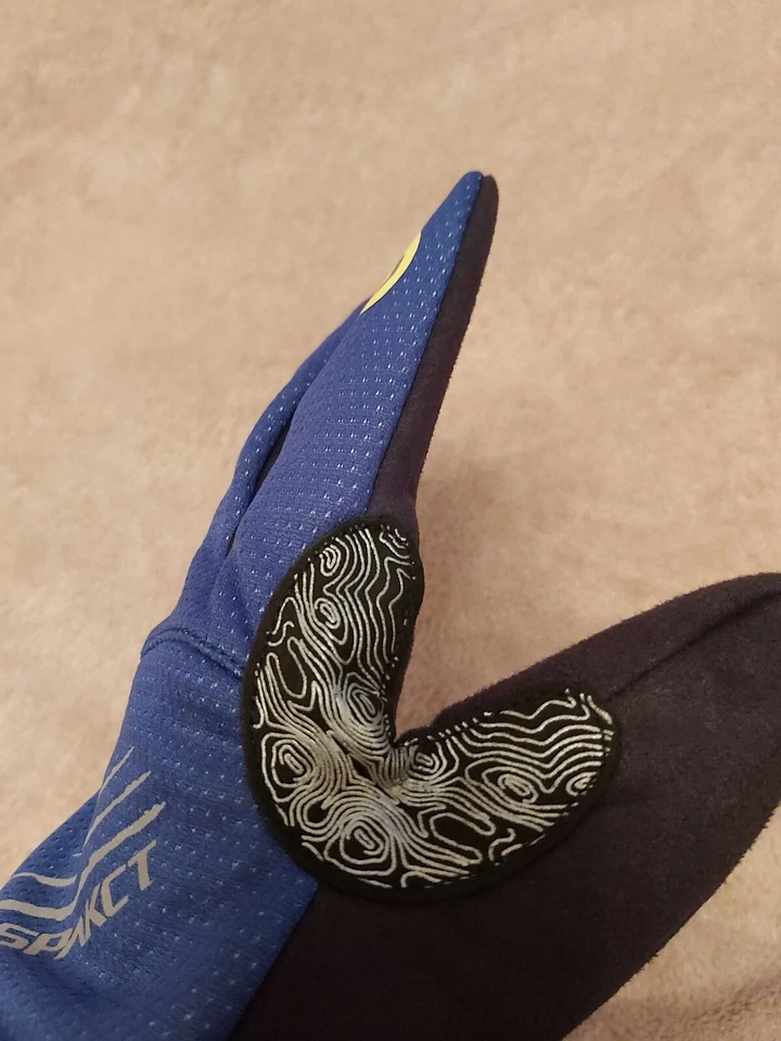 Spakct Winter Cycling Gloves (Full Finger), Blue, Size Medium - Brand New — 第 2/4 张图片