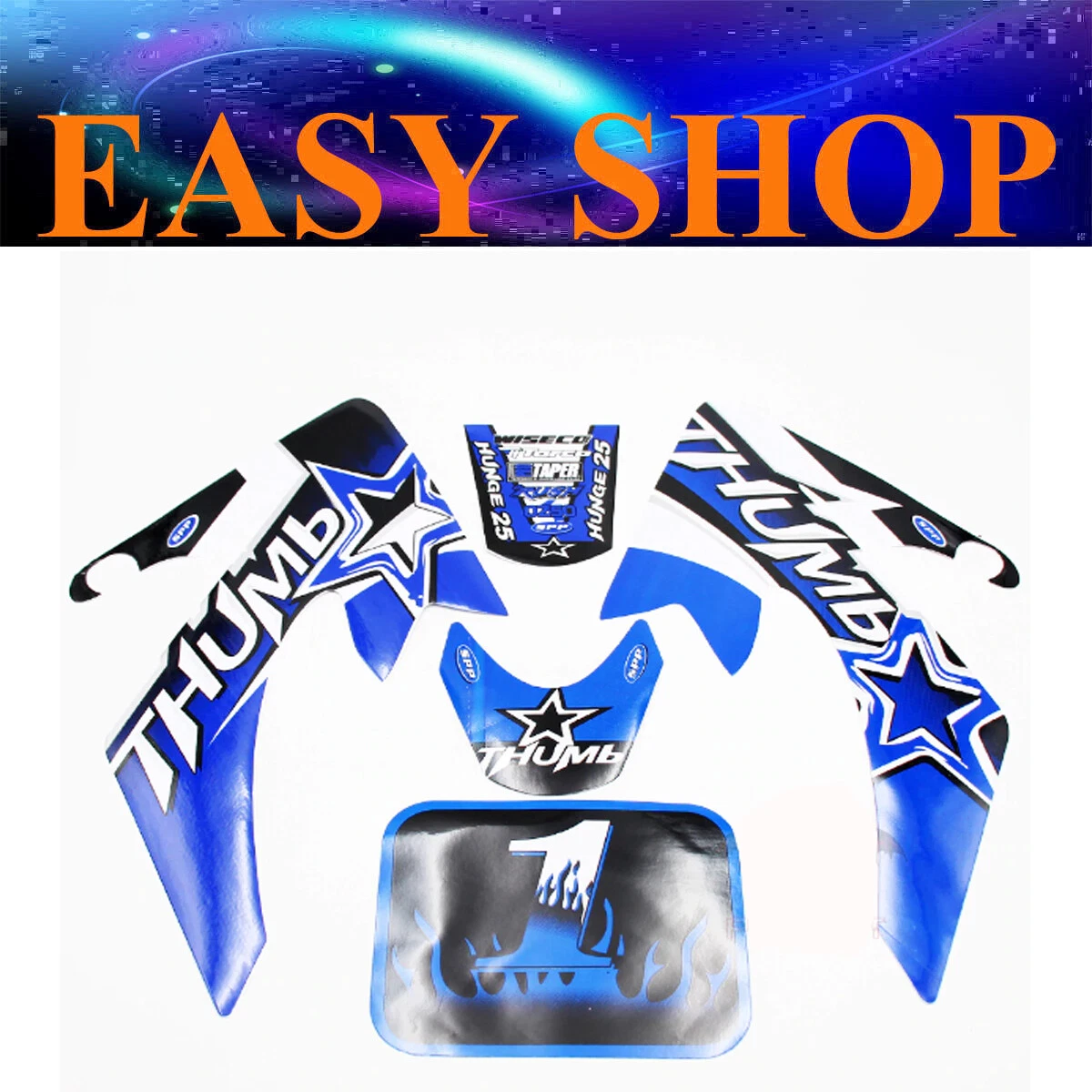 Blue bike stickers cheap