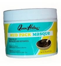 Queen Helene Mud Pack Masque Facial Clay Mask Cleanser Skin Treatment 12oz