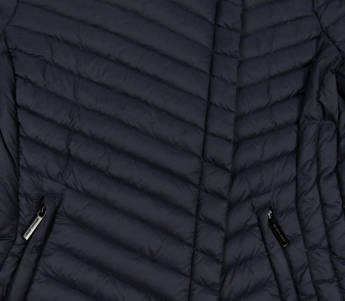 Michael kors asymmetrical shop hooded packable puffer coat