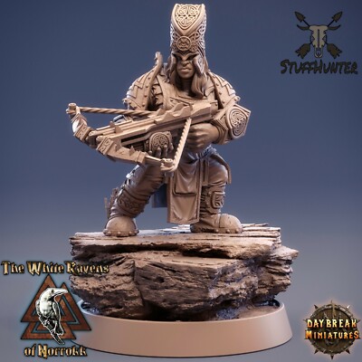 Zwerg Dwarf Rega Novalis - 32mm 75mm Tabletop Miniatur Figur D&D Fantasy RPG 