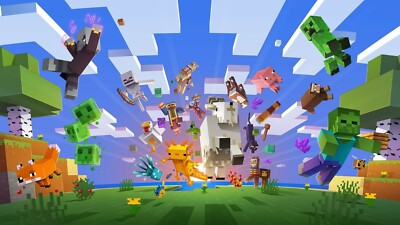 A4 Minecraft Poster (brandneu)
