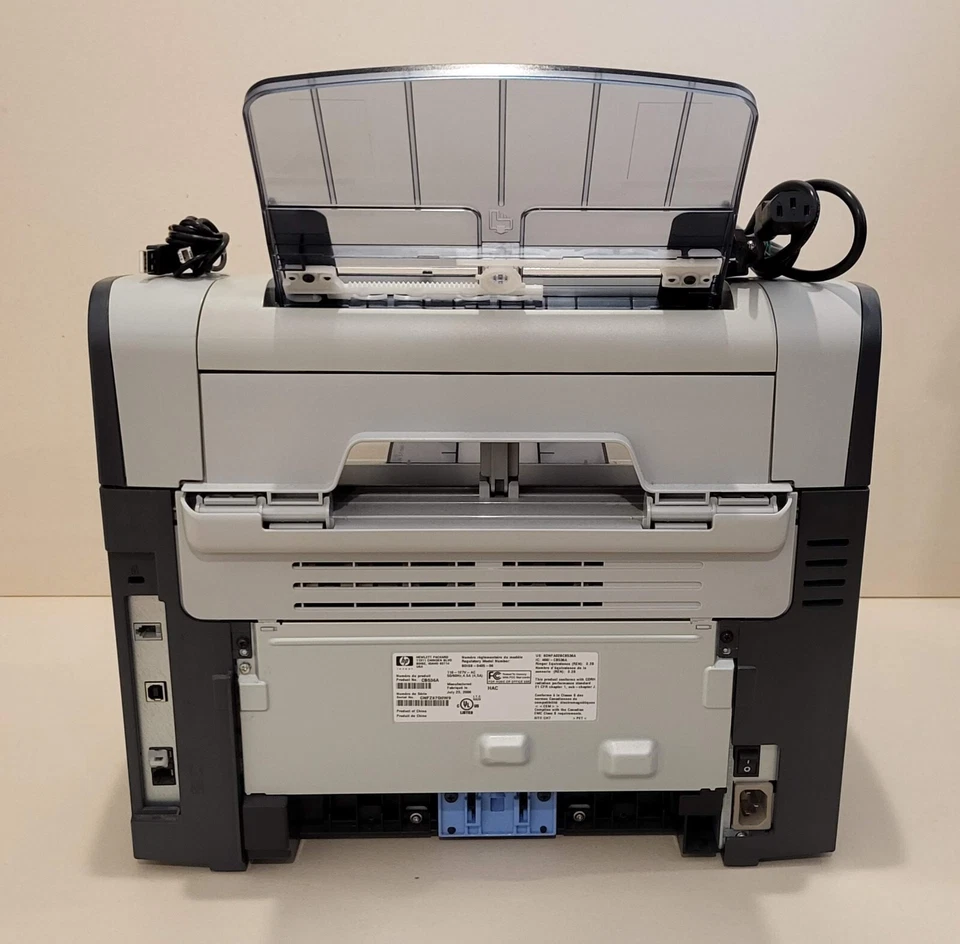 HP LaserJet M1319f MFP Monochrome Laser Printer Bundle (Toner Cartridge+Cables) - Image 2 of 2