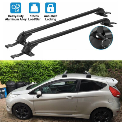 For Ford Fiesta Car Top Roof Rack Cross Bar Cargo Luggage Carrier w/  Lock
