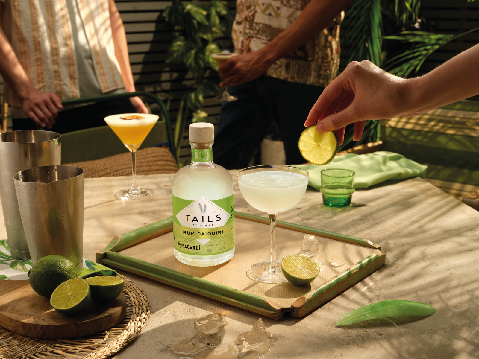 TAILS Rum Daiquiri Cocktail mit Cocktailshaker 0,5l 14,9 Vol. Alk
