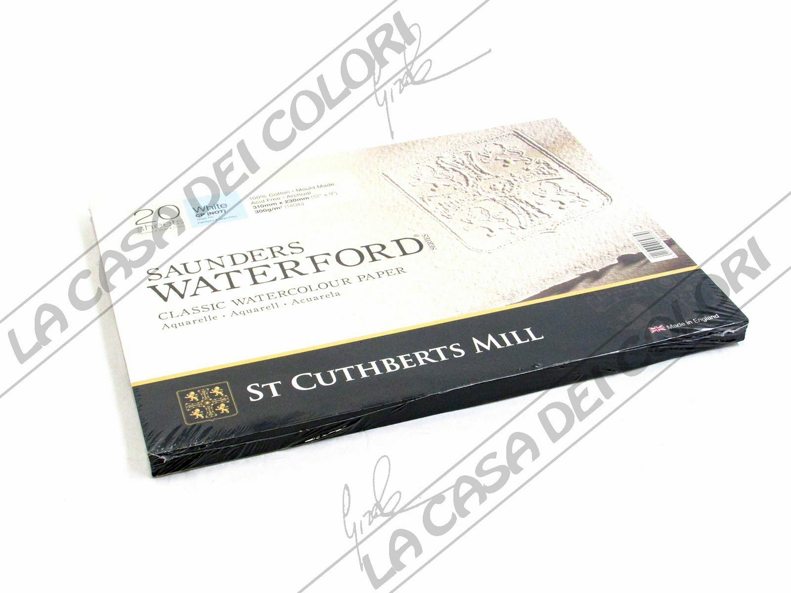 ST CUTHBERTS MILL - SAUNDERS WATERFORD - 300 g/mq - CP - 31X23cm - 20 FG - GF