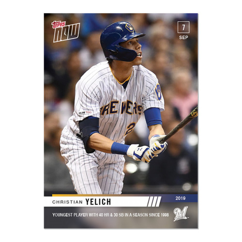 2019 Topps Now 812 Christian Yelich