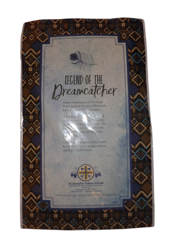 Dreamcatcher with feathers and beads 5 inches - Picture 2 of 2
