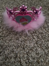 NEW HAPPY BIRTHDAY GIRL PLASTIC TIARA CROWN PARTY FAVOR