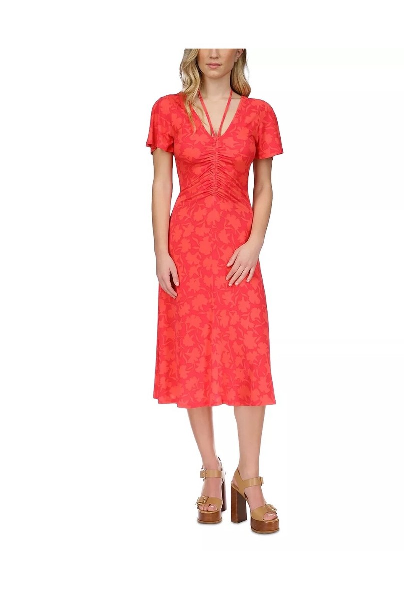 aje regent midi dress Florential Textured Midi Dress | Black